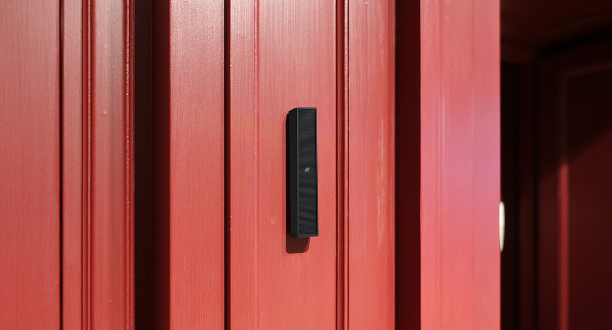 超小型スピーカー　K-array Lyzard　使用イメージ