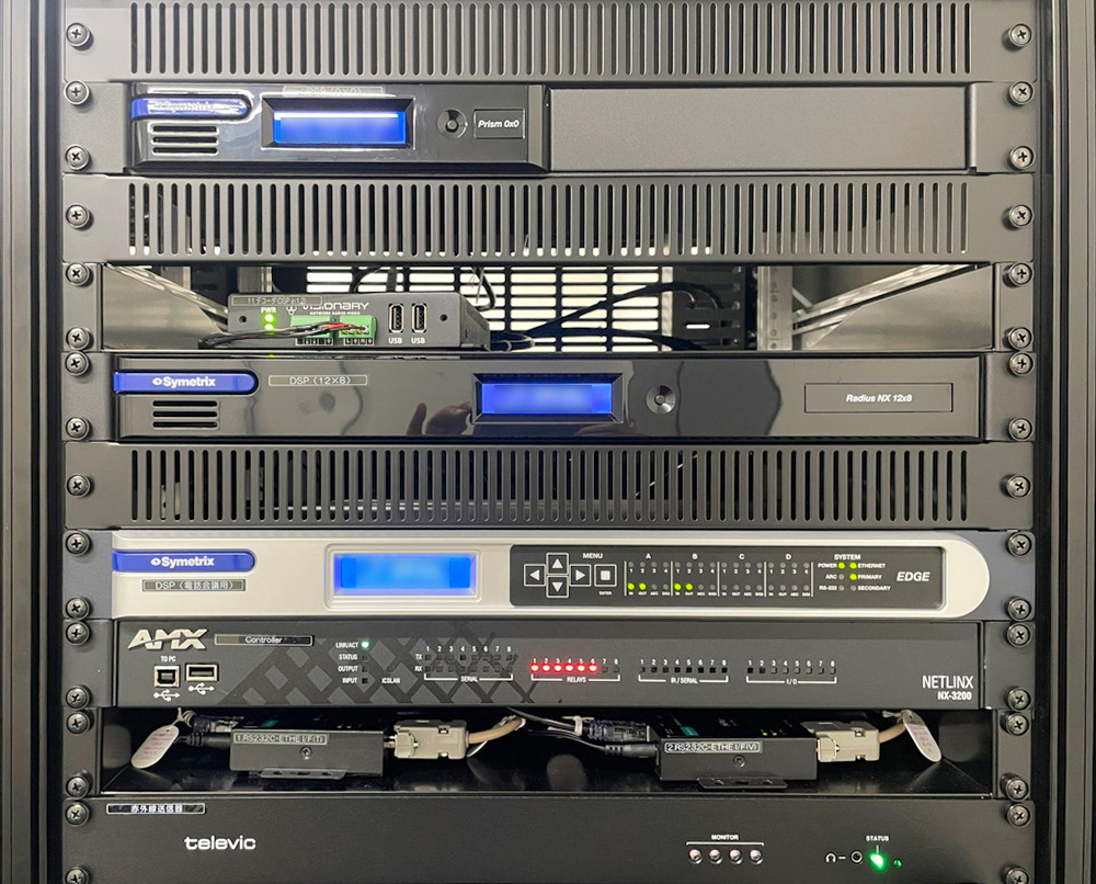 Symetrix「Prism 0×0」、「Radius NX12×8 Dante」、「Edge Dante」