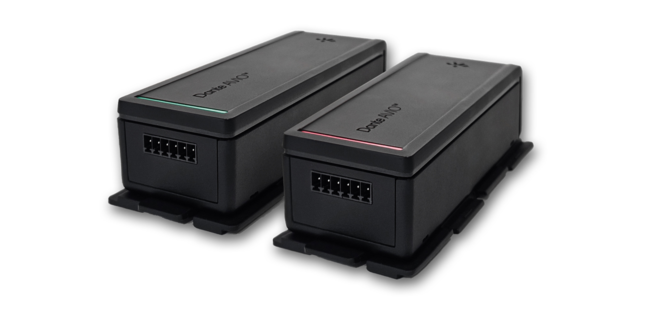 Audinateより設備用Dante AVIOアダプターが発売