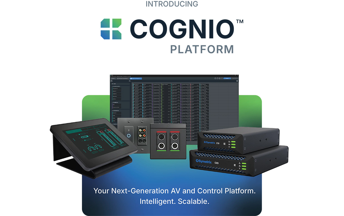 創立50周年を迎えるSymetrixより新プラットフォーム「Cognio」が発表